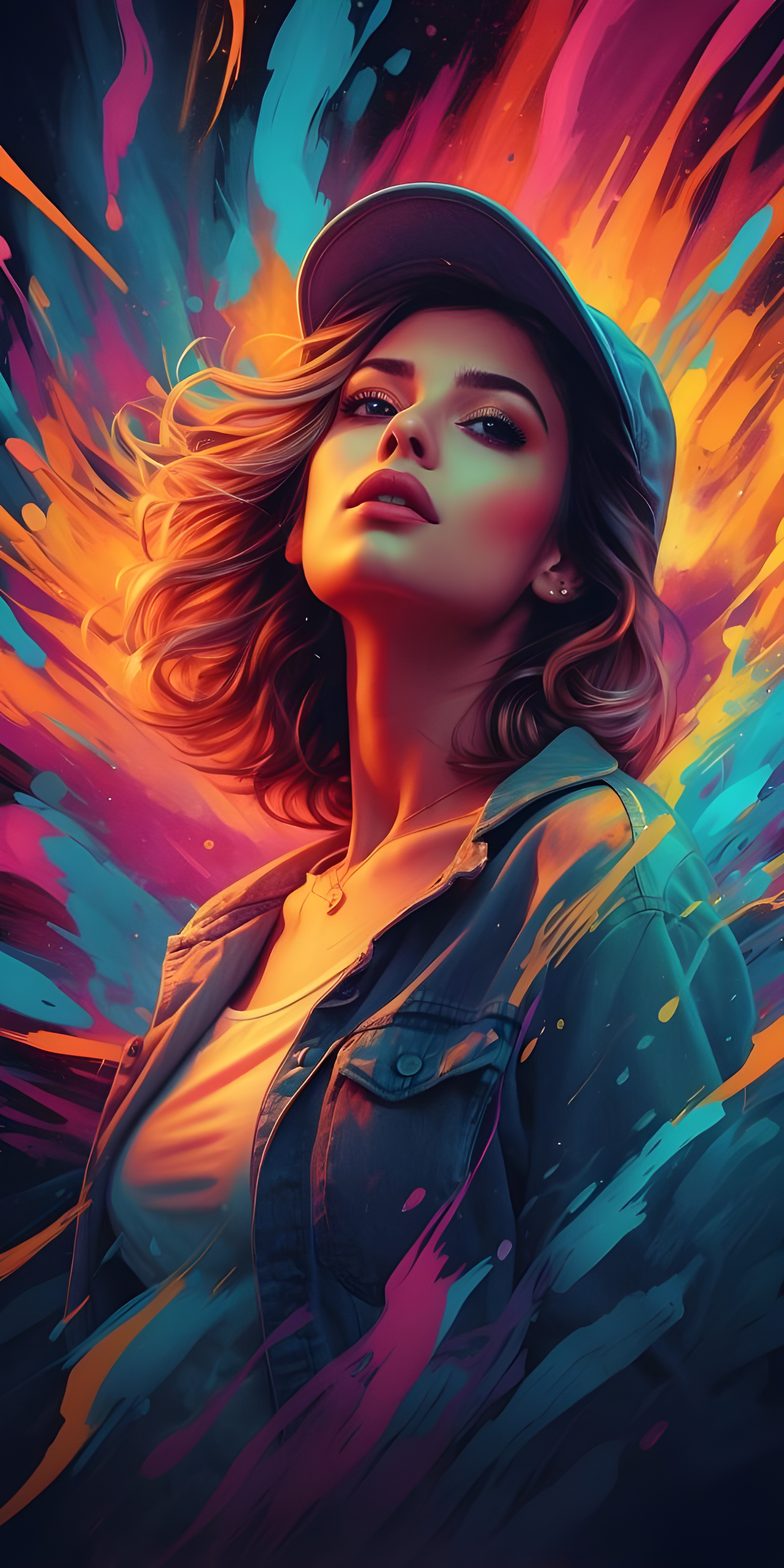 Aesthetic Girl Phone Wallpaper Download - MyWallpapers.in